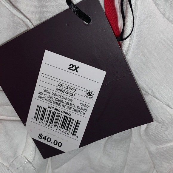 (2X)- Ava & Viv Women's Plus Size Sleeveless Colorblock Tiered Dress - Picture 7 of 9